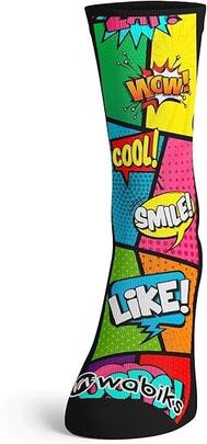 Calcetin Wabiks Comic Multicolor