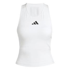 Top Sujetador Adidas Power Racer 3 Stripes Blanco