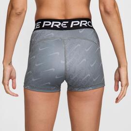 Mallas cortas de talle medio con estampado de 8 cm - Mujer