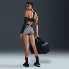 Mallas cortas de talle medio con estampado de 8 cm - Mujer