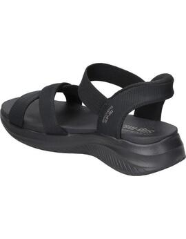 Sandalia  Mujer  Skechers Slip-Ins Ultra Fex  Negro