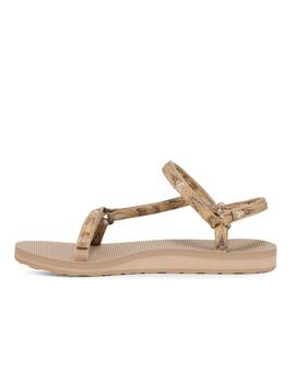 Sandalia  Mujer  Teva Original Universal Slim Beige