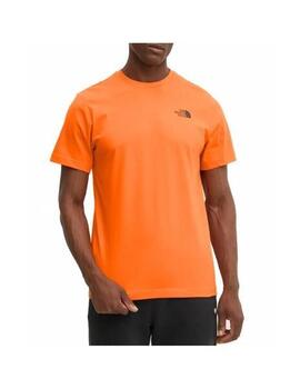 Camiseta The North Face  S/S Box Nse  Naranja