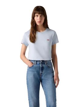 Camiseta Mujer Levis Perfect  Celeste