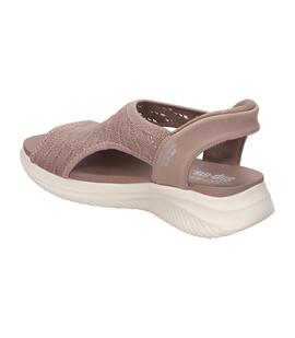 Sandalia  Mujer Skechers Slip-Ins Marrón