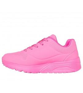 Zapatilla Adolescente Skechers Uno Lite Metallic Love Fucsia
