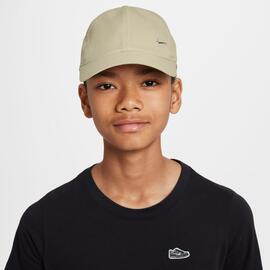 Gorra sin estructura con logotipo Swoosh metálico  Niños