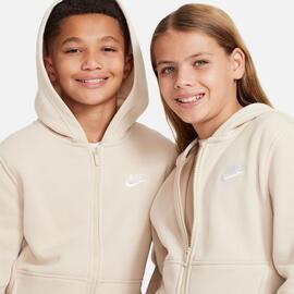 Sudadera  Capucha Niños  Nike Sportswear Club Fleece Beige