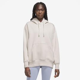 Sudadera  Capucha Mujer  Nike Phoenix Fleece Beige