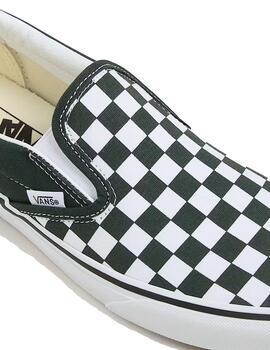 Zapatilas Vans Classic Slip-On CheckBoard V  Verde