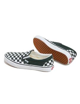 Zapatilas Vans Classic Slip-On CheckBoard V  Verde