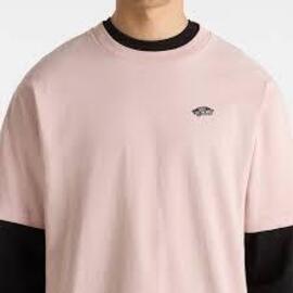 Camiseta Hombre  Vans Style 76 II Loose  Rosa