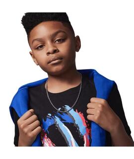 Camiseta Junior JDB FIREBALL JORDAN NEGRO