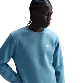 Sudadera sin capucha  Nike Club  Turquesa