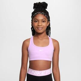 Sujetador Deportivo Niñas Nike Swoosh  Lila