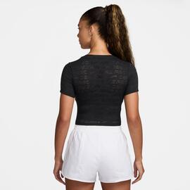 Crop Nike Pro Negro para Mujer