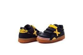 Zapatilla Niños Munich Gresca Velcro Negro