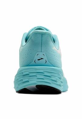 Zapatilla Runing Mujer  Brooks Launch 11 Blanco Celeste