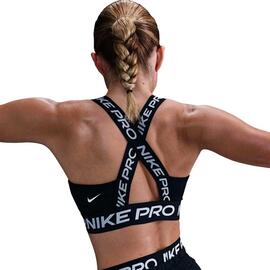 Sujetador Deportivo Nike Pro Sujección Ligera Negro