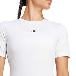 Camiseta Running  Mujer  Adidas TF Train Blanco