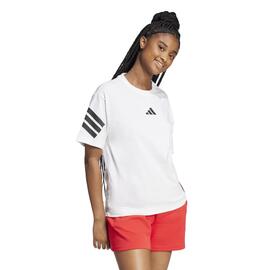 Camiseta  Mujer  Adidas FI 3 Stripes Blanco