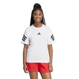 Camiseta  Mujer  Adidas FI 3 Stripes Blanco