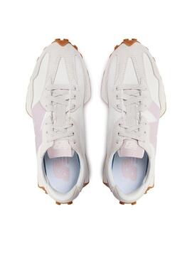 Zapatilla Para Mujer  New Balance 327  Crema/Rosa
