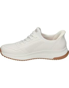 Zapatilla para Mujer  Skechers Bobs Squad 4 Beige