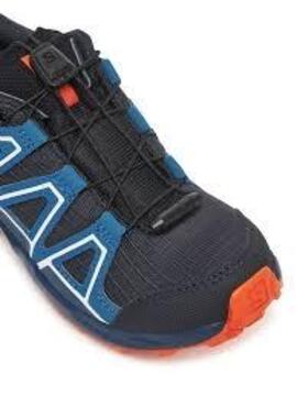 Zapatilla Junior Salomon Speed Cross Wp Azul