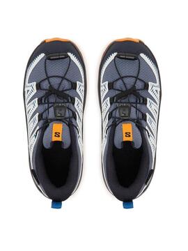 Zapatilla Junior Salomon Xa Pro V8 Wp Gris