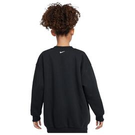 Sudadera Niña Nike Club Negro
