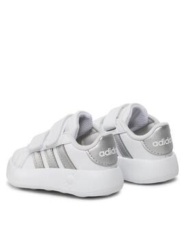 Zapatilla infantil de Adidas Grand Court 2.0 Blanco