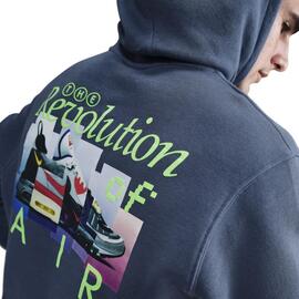 Sudadera Capucha Nike Club Grizul/Air Max