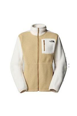 Forro Polar Mujer TNF Yumiori full zio Beige
