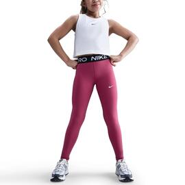 Malla Niña Nike Pro  Burdeos