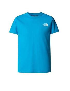 Camiseta The North Face YT Teen Box NSE Azul Niño  