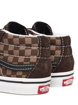 Zapatilla Infantil Vans Sk8- Mid Reissue Chocolate