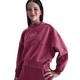 Sudadera Capucha Nike Club Flc Bxy Burdeos
