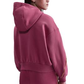 Sudadera Capucha Nike Club Flc Bxy Burdeos