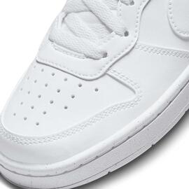 Zapatilla para Junior  Nike Court Borough Low Recraft Blanco