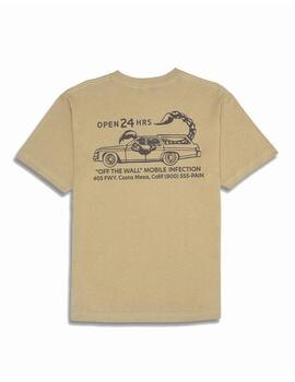 Camiseta Vans Sting Wagon Hombre Marrón