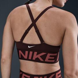 Suetador Deportivo para Mujer Nike Pro Indy Plunge Burdeos