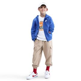 sudadera con capucha y cremallera para niños Nike Tech