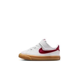 zapatillas para bebé Nike Court Legacy TD 'White Team Red Gu