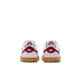zapatillas para bebé Nike Court Legacy TD 'White Team Red Gu