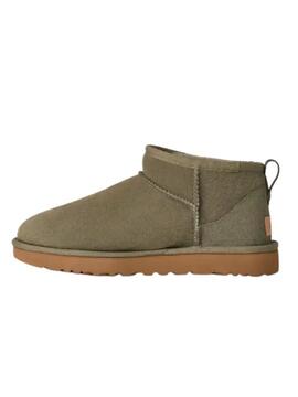 Botín Mj. UGG Classic Ultra Mini Verdoso