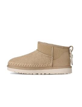 Botas UGG Classic Ultra Mini Biarritz Mujer Beige  