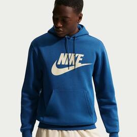 Sudadera Capucha Hombre Nike sportwear Club Azul