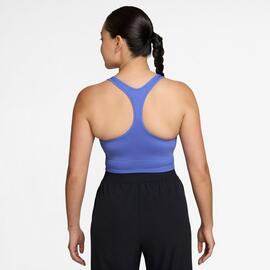 Camiseta corta de Tirantes Mujer Nike Pro Seamless Azul