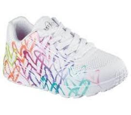 Zapatilla para Adolescentes  Skechers Uno Lite  Blanco